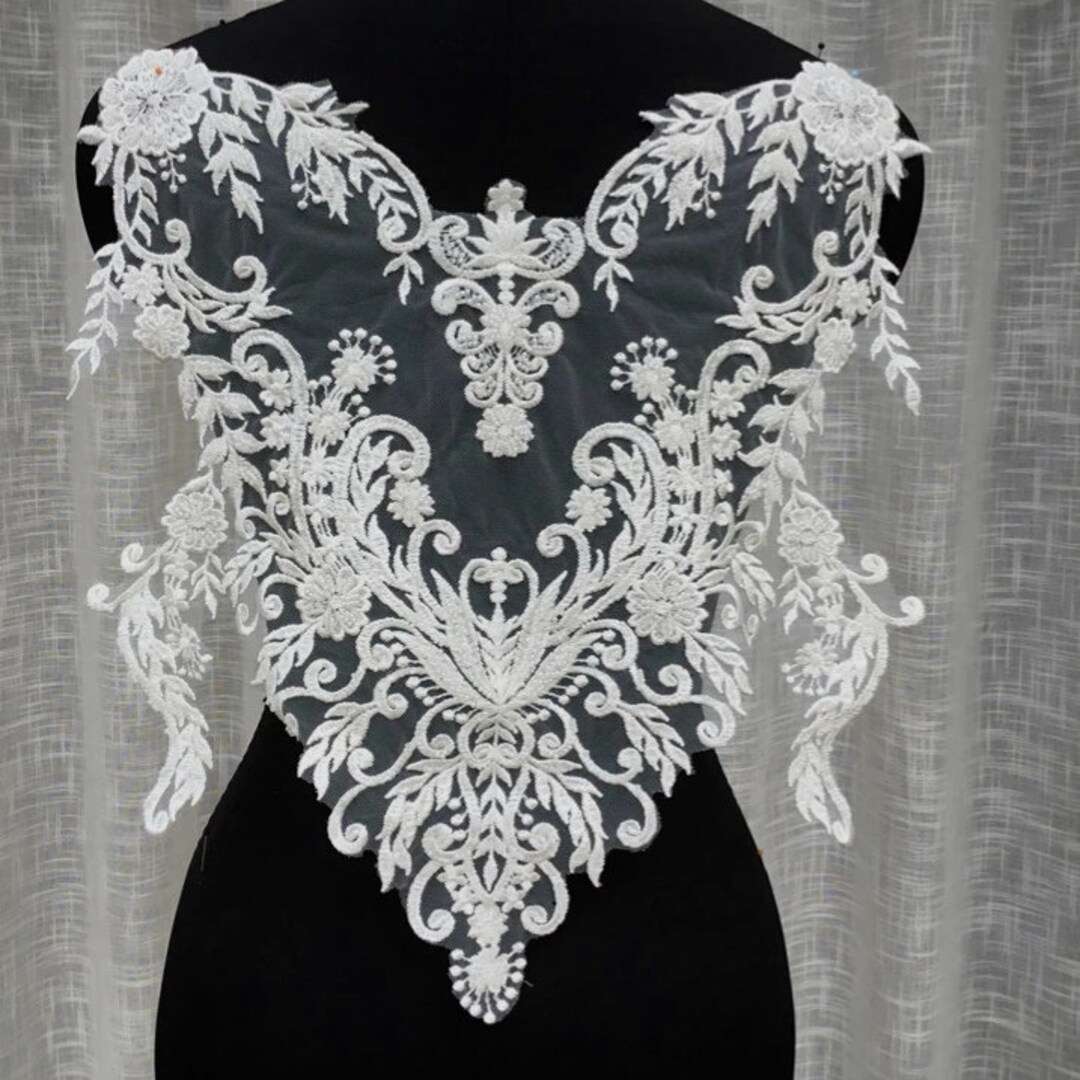 Applique Hand Sewing Patterns Lace Applique. White Etsy