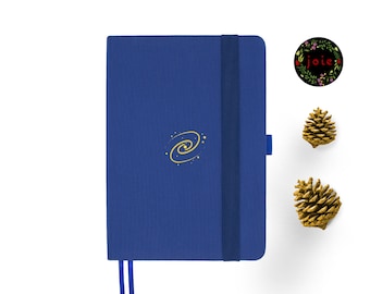 Galaxy A5 Dot Grid anteckningsbok, Planeringsanteckningsbok, Klottringsanteckningsbok, Meditationsanteckningsbok, Resedagbok, Stjärndagbok, Himmelsdagbok, Dagbok