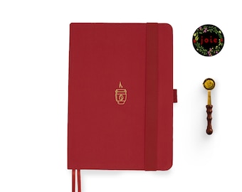 Koffie - Dot Grid Notebook, Bullet Notebook, Bullet Notebook, Bujo, Notebook, 160 gsm papier, A5 Dot Grid Notebook, Everyday Planner, Journal