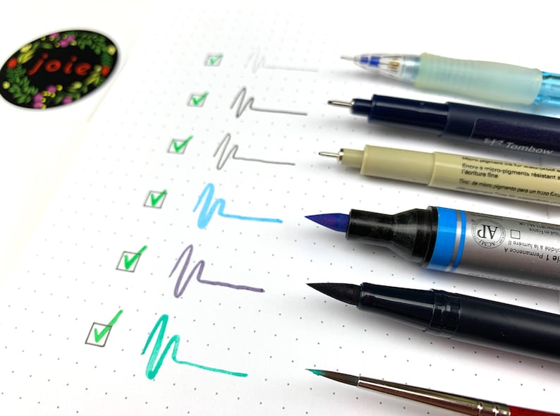 Classic Blue A5 Dot Grid Notebook Bullet Journal No Bleed Etsy