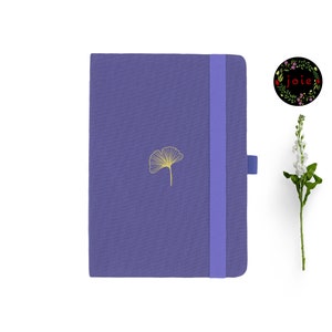 The Ginkgo Leaf A5 Dot Grid Notebook - 176 Page Dotted Grid Notebook, 160 GSM Thick Pages for Durable and Effortless Writing Experience