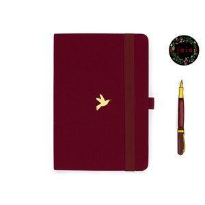 Chirp Scribbles A5 Dot Grid Notebook, Weekly Planner, Travel and Writing Journal, Monthly Organizer for Productivity and Planning, Planner