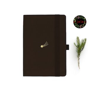 Falling Star A5 Dot Grid Notebook, Monthly Planner, Planner Notebook,  Bible Journal, Travel Journal, Star Journal, Night Sky Journal