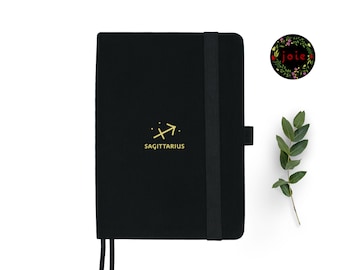 Sagittarius Zodiac Sign - Dot Grid Notebook, Bullet Notebook, Zodiac Sign Journal, Notebook, Everyday Planner, Planner, Weekly Planner