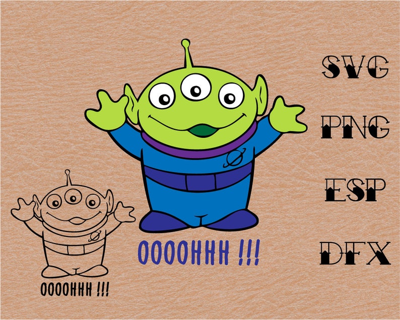 Alien Quote Oooh The Claw Toy Story Svg Cut File vrogue.co