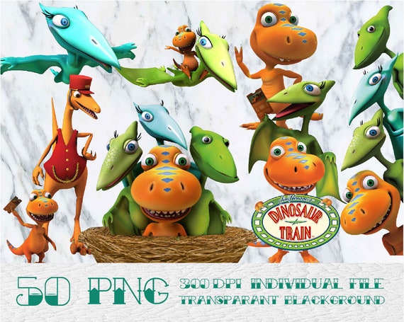 Download Dinosaur Train Clipart Disney Clipart Transparent Etsy PSD Mockup Templates