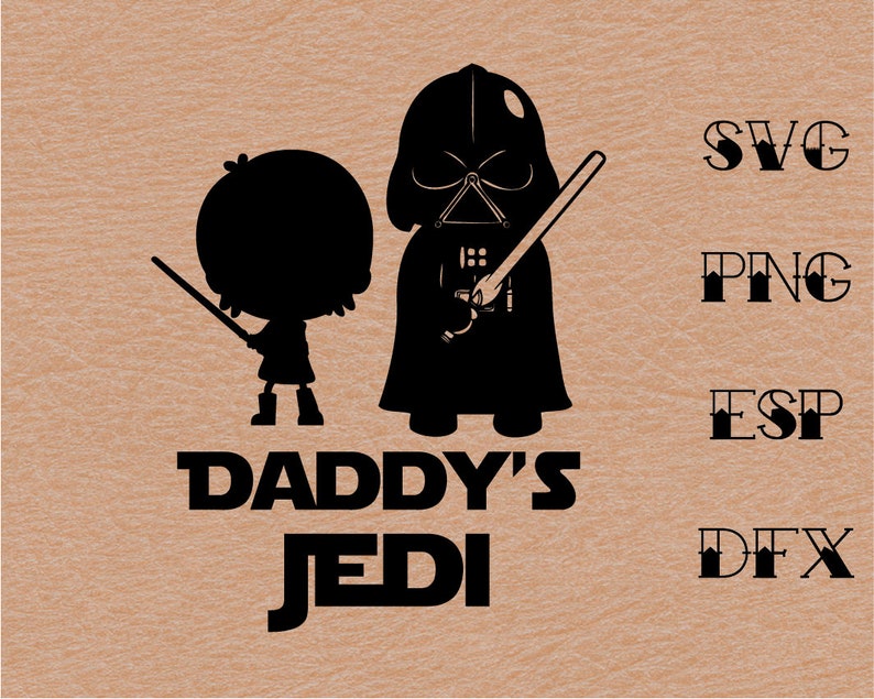 Download Star wars Daddy's Jedi SVG quote inspireDisney quote | Etsy