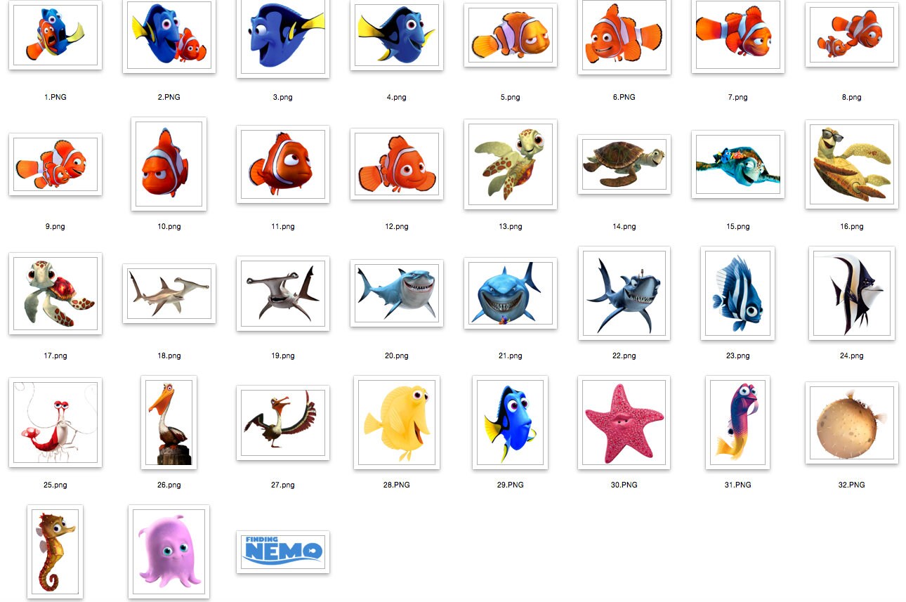 Nemo Friends Names Nemo Characters Names