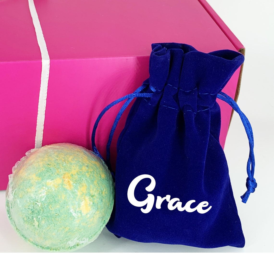 Royal Blue Pouch Jewelry Gift Bag Personalized Pouch Velvet Etsy