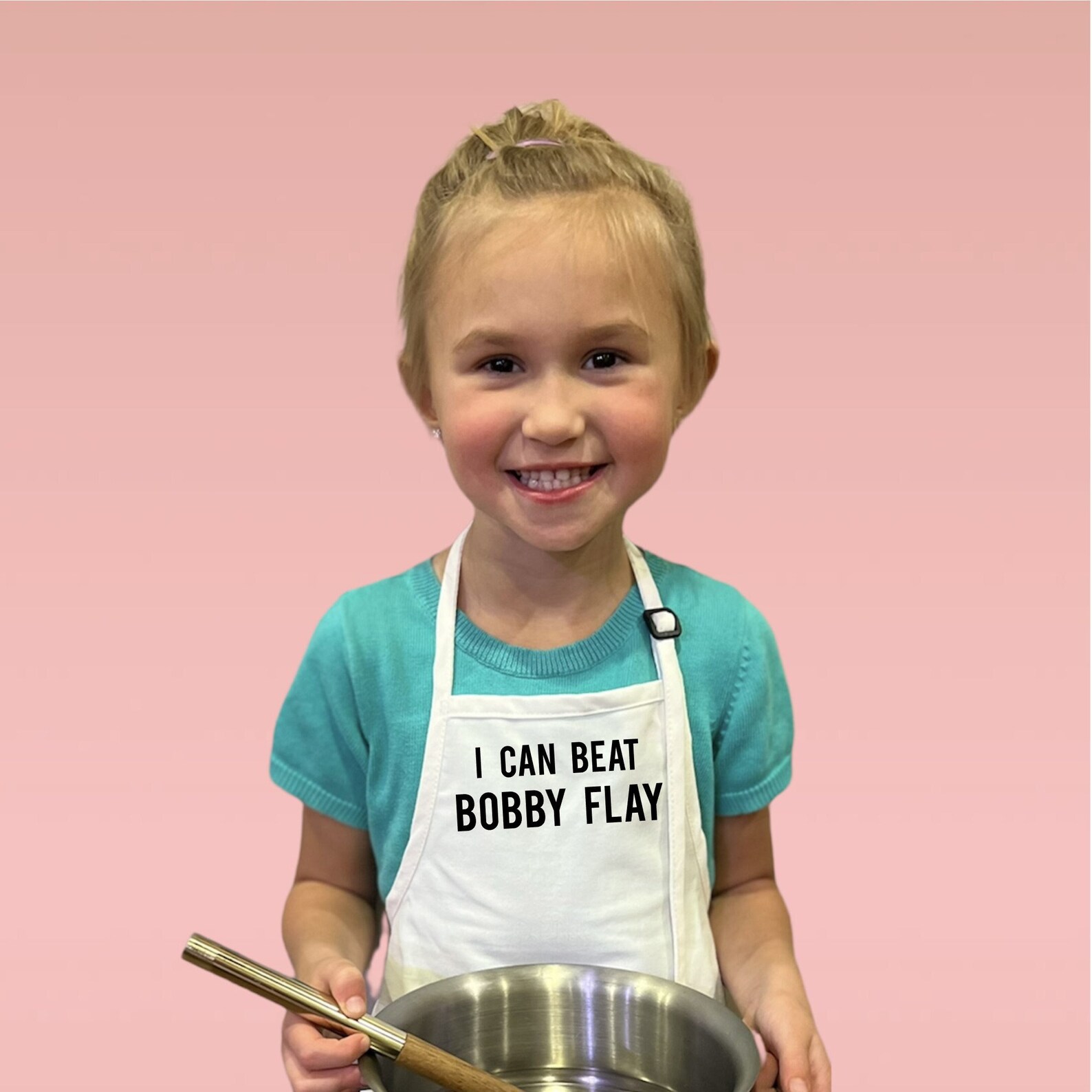 I CAN Beat Bobby Flay Child Apron Kitchen Apron for Kids Etsy
