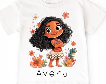 Personalized Princess Moana T-Shirt