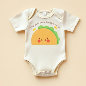 Tacos Baby Bodysuit: Funny Kawaii Foodie Outfit
