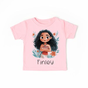 Moana Custom Named Kids T-Shirt