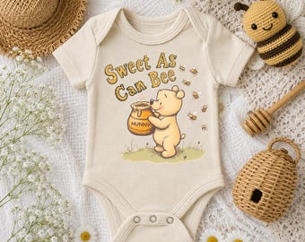 Sweet As Can Bee, Newborn Onesie®, Baby Outfit
