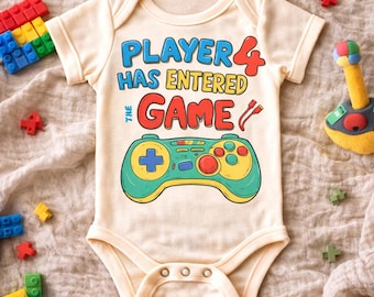 Player 4 Baby Bodysuit Gamer Gift