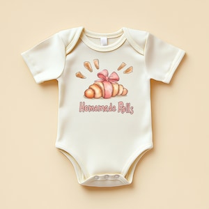 Homemade Rolls Funny Baby Bodysuit