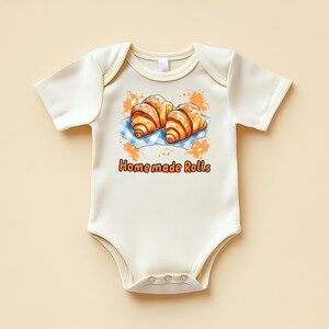 Homemade Rolls Funny Baby Bodysuit