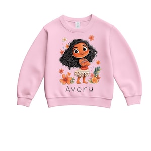 Personalized Moana Toddler Sweatshirt