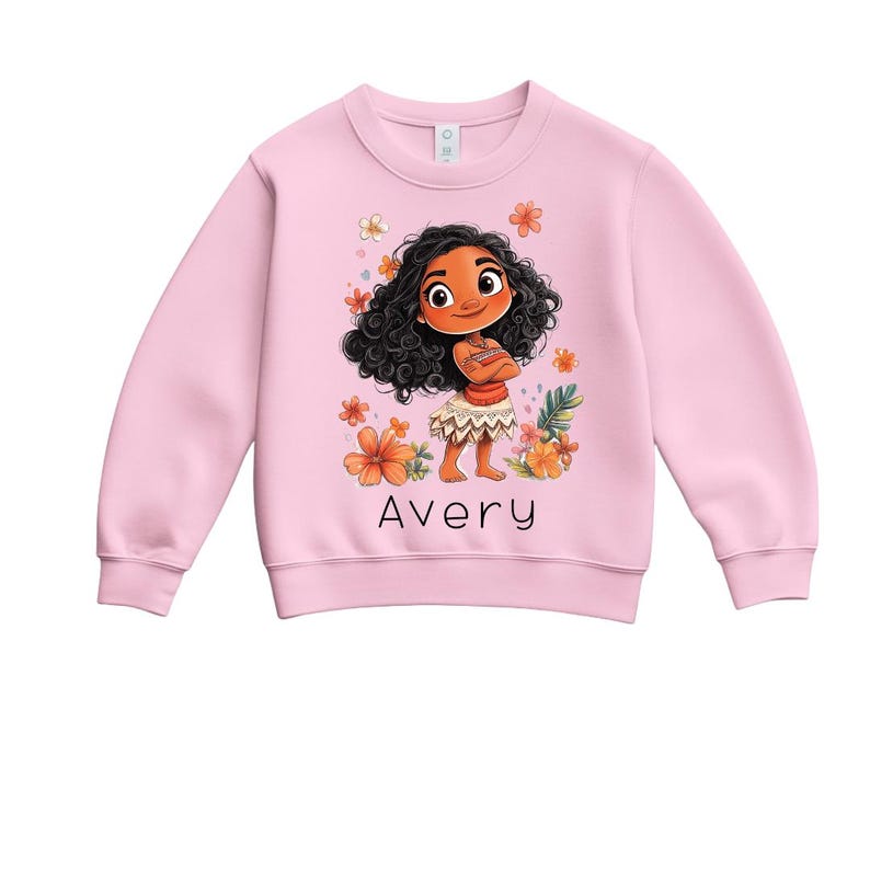 Personalized Moana Toddler Sweatshirt