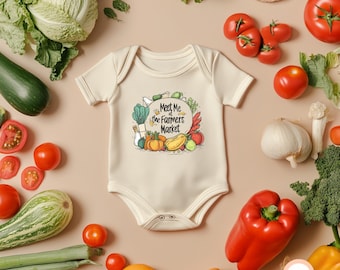 Home Grown Vegetable Baby Bodysuit