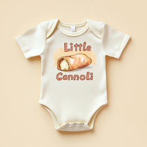 Little Cannoli Baby Bodysuit