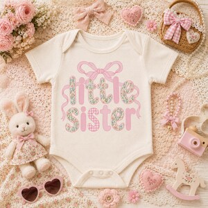 Big Sister Little Sister Matching Shirt Set Sibling Outfit