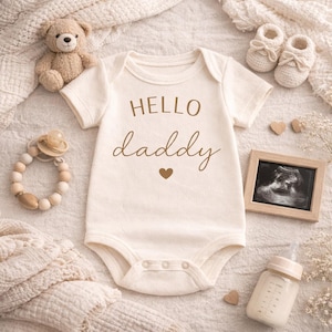 Hello Daddy Onesie®,  Newborn Baby Shower Gift