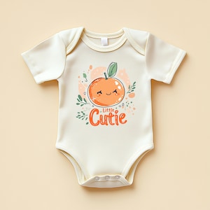 Little Cutie Baby Bodysuit Orange
