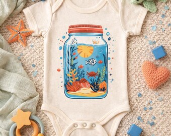 Personalized Ocean Jar Baby Onesie®