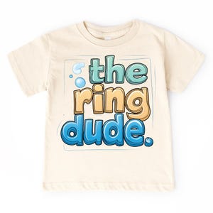 The Ring Dude Shirt – Kleinkind-Hochzeits-T-Shirt – Ringträger-Outfit