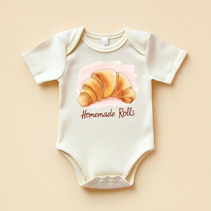 Homemade Rolls Funny Baby Bodysuit