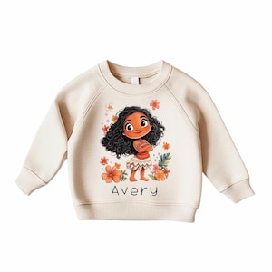 Personalized Moana Toddler Sweatshirt