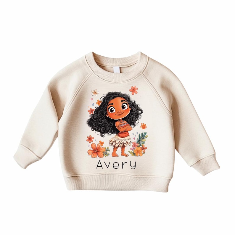 Personalized Moana Toddler Sweatshirt