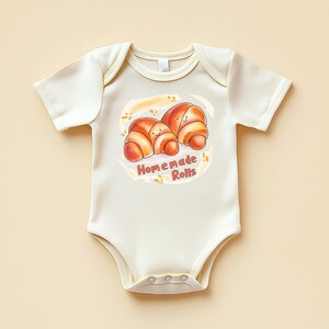 Homemade Rolls Funny Baby Bodysuit