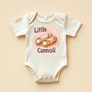 Little Cannoli Baby Bodysuit