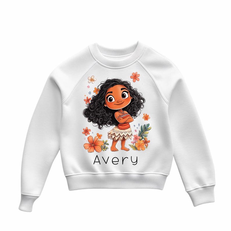 Personalized Moana Toddler Sweatshirt