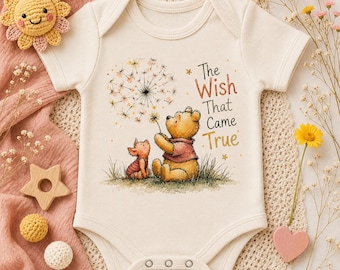 Teddy Bear The Wish That Came True Onesie®, Baby Shower Gift, Newborn Outfit