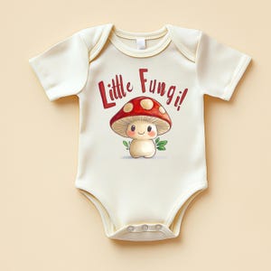 Little Fungi Baby Bodysuit Funny