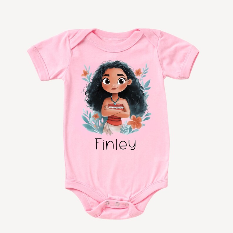 Moana Custom Named Kids T-Shirt