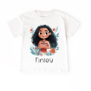 Moana Custom Named Kids T-Shirt