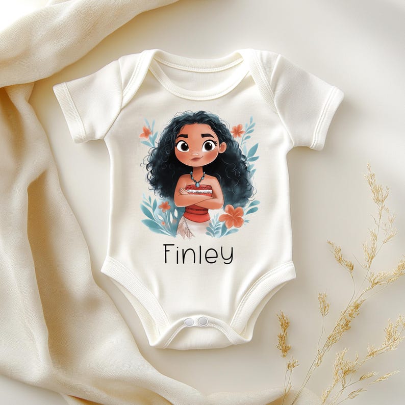 Moana Custom Named Kids T-Shirt