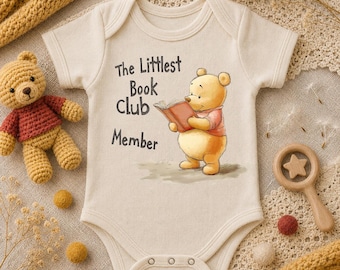 Body pour bébé Littlest Book Club Winnie l'ourson