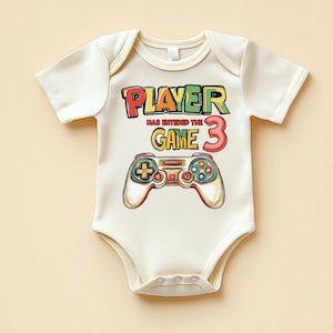 Player 3 Baby Bodysuit Gamer Style
