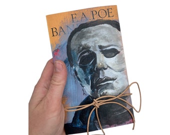 Libro con cuadro, foto de Michael Myers, regalo de cumpleaños, para él y para ella, para colgar
