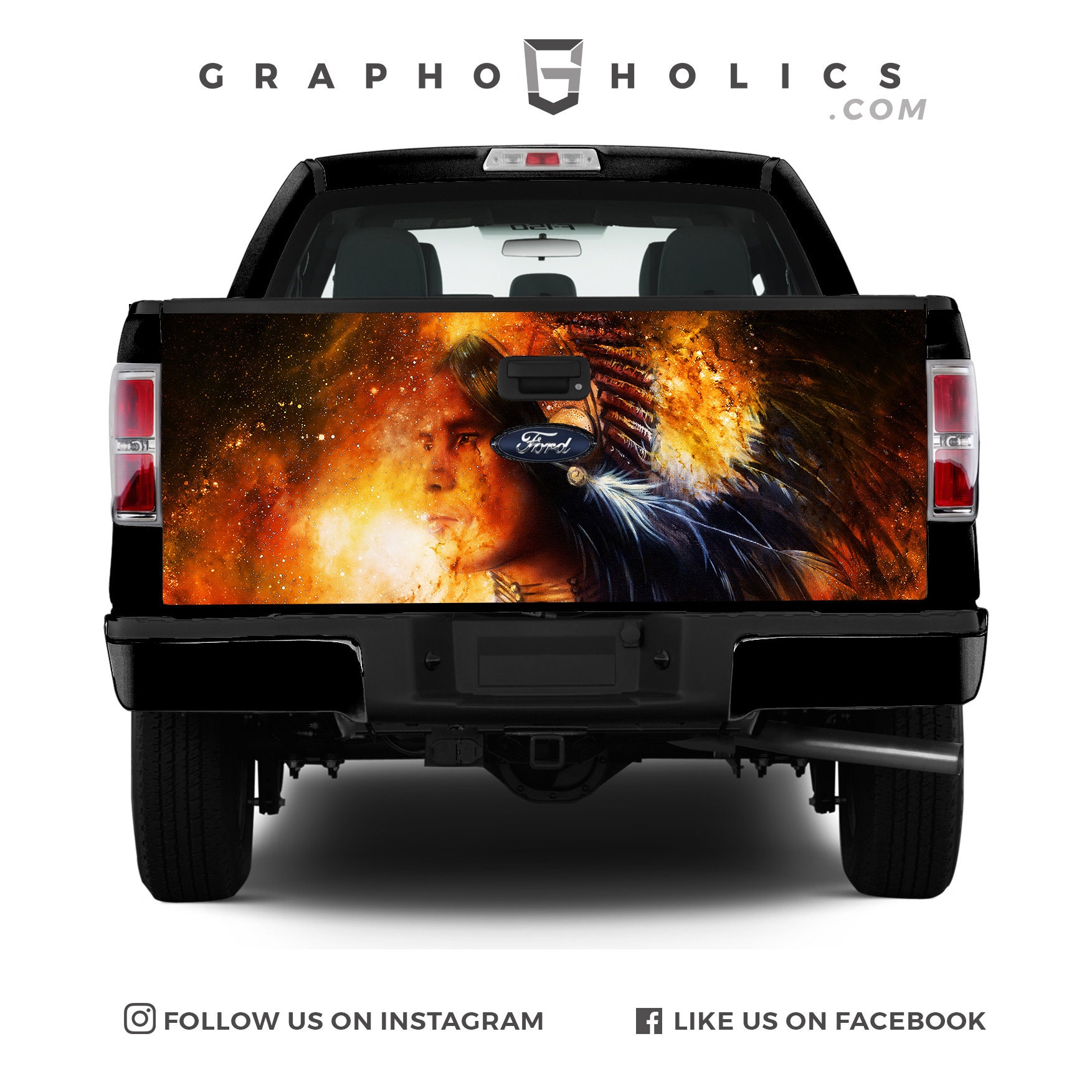 Graphics - Native Americans Truck Bed Decals