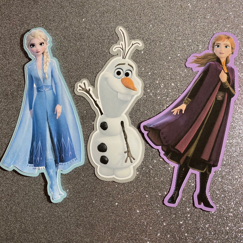 FROZEN 2 Cutouts Cake topper Centerpiece Cupcake etc Etsy