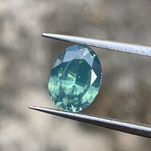 Mint Green Zircon Oval 1.95 Ct Natural Loose Gemstone