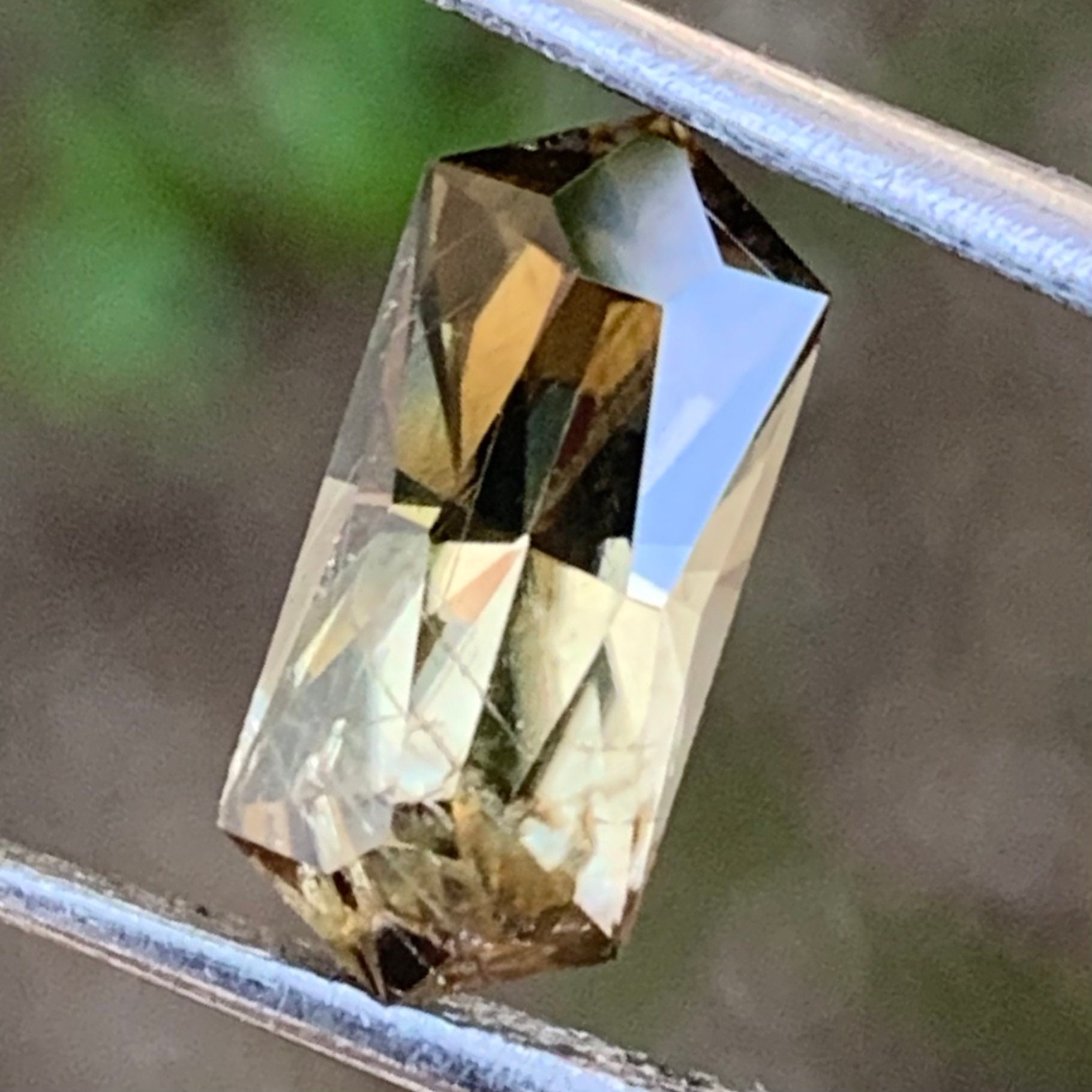 Golden Yellow Zircon Elongated Hexagon 2.35 Ct Loose