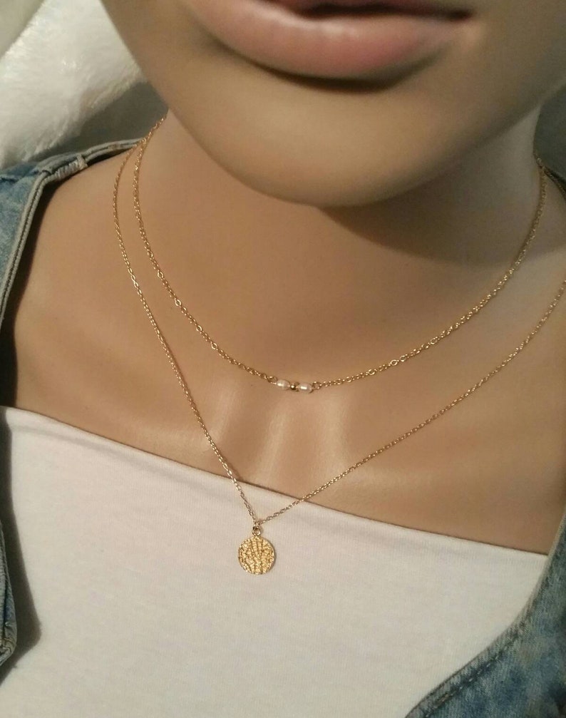 culture day woman/'s birthday gift idea neck shave beads woman necklace freshwater pearl necklace pearl necklace gold necklace
