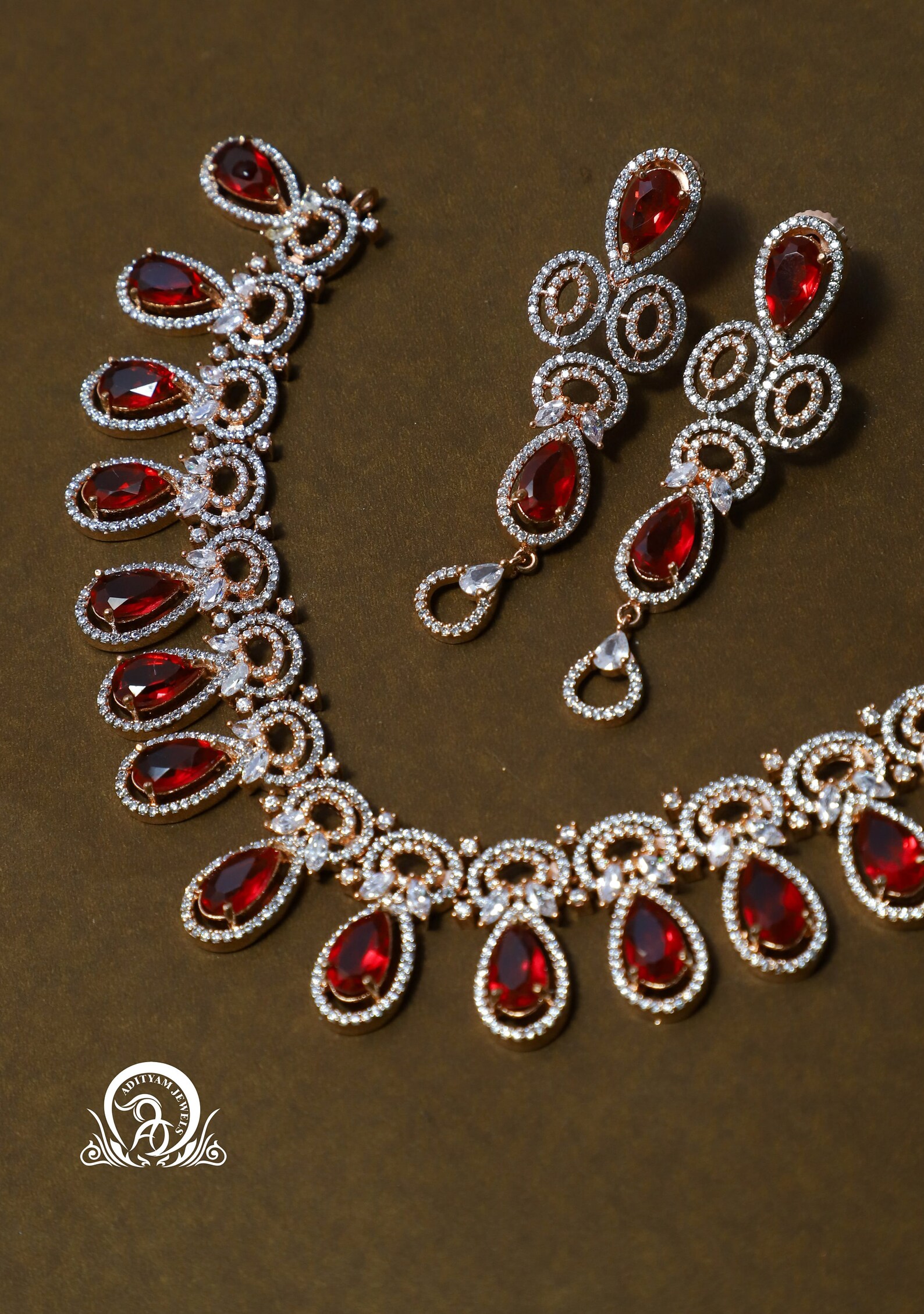 AD Necklace Set Etsy